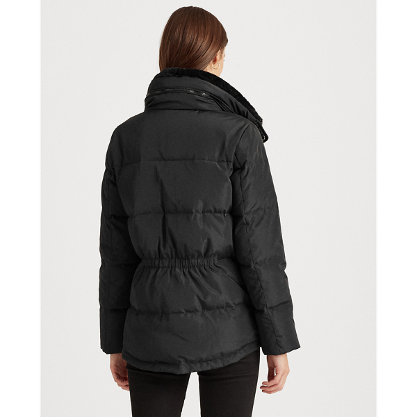 Black Boxy Down Jacket Lauren 5