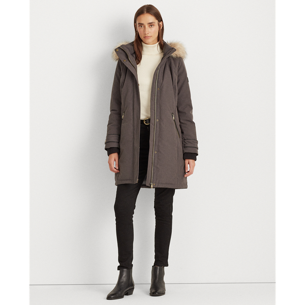 Slate Hooded Expedition Down Coat Lauren 4