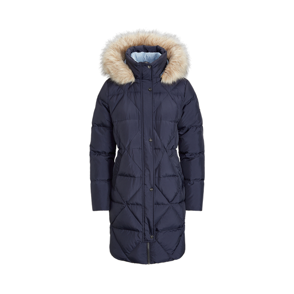 Quilted Hooded Down Coat Lauren 1