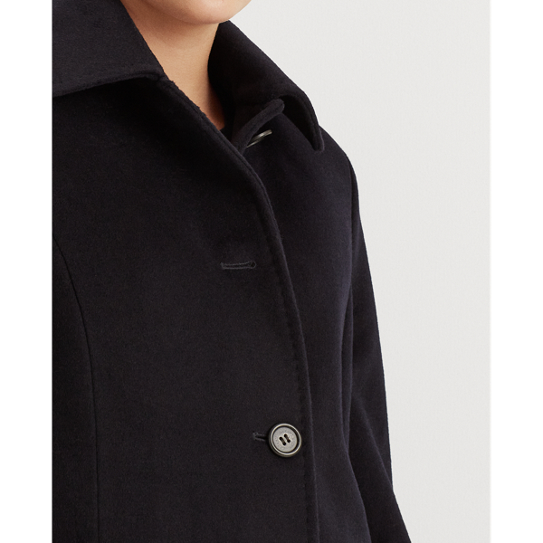 Regal Navy Wool-Cashmere Coat Lauren 6