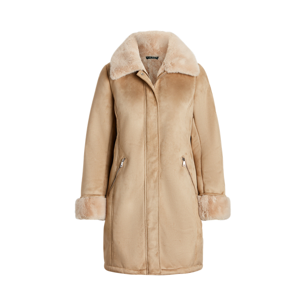 Faux Shearling Coat for Women Ralph Lauren CH