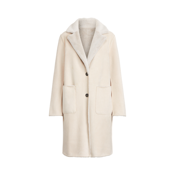 Manteau r&eacute;versible simili daim Lauren en 1