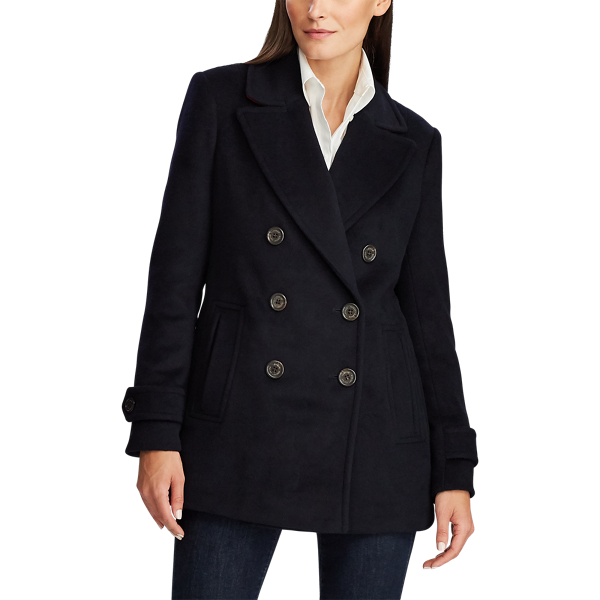 Ralph lauren pea coat womens hotsell