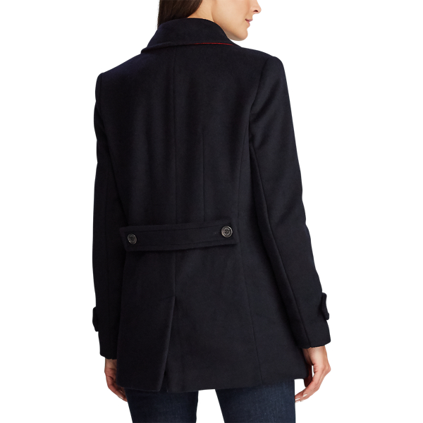 Regal Navy Wool-Blend Peacoat Lauren 5