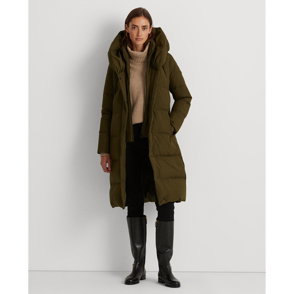 Oversize-Collar Down Coat for Women | Ralph Lauren® GE