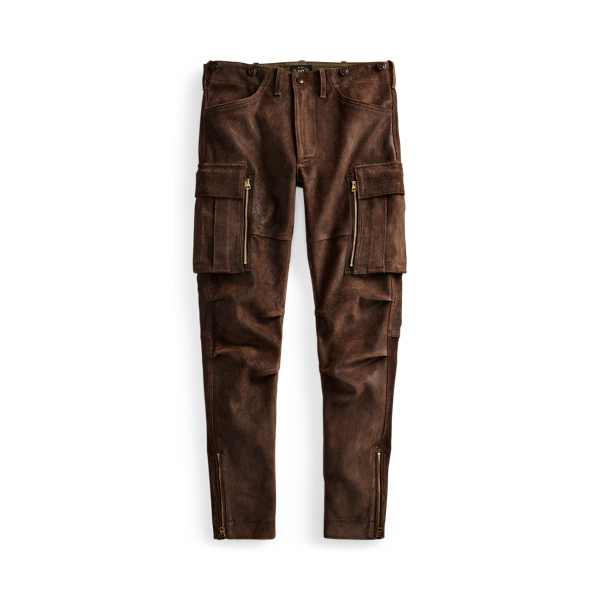 Leather Skinny Cargo Pant RRL in 1