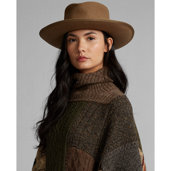 Olive Tan Multi Patchwork Wool-Blend Poncho RRL 6