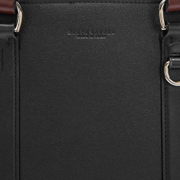 Black Calfskin Darwin Tote Purple Label 5