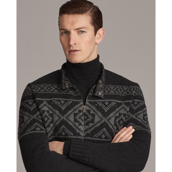 Charcoal Multi Hybrid Hooded Jumper Purple Label 6