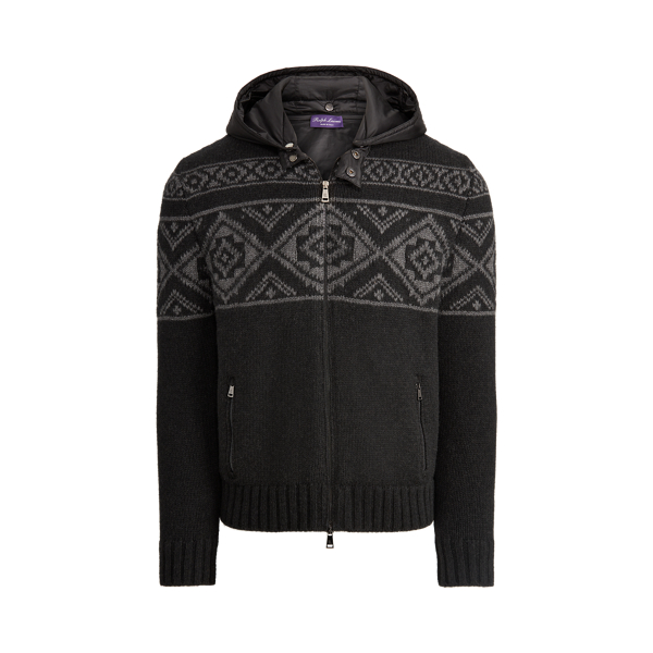Hybrid Hooded Jumper Purple Label 1