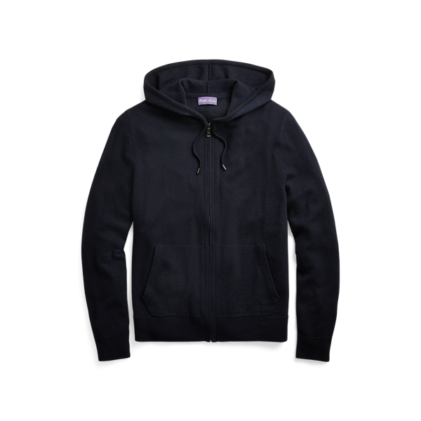 Kapuzenjacke aus Wolle und Kaschmir
