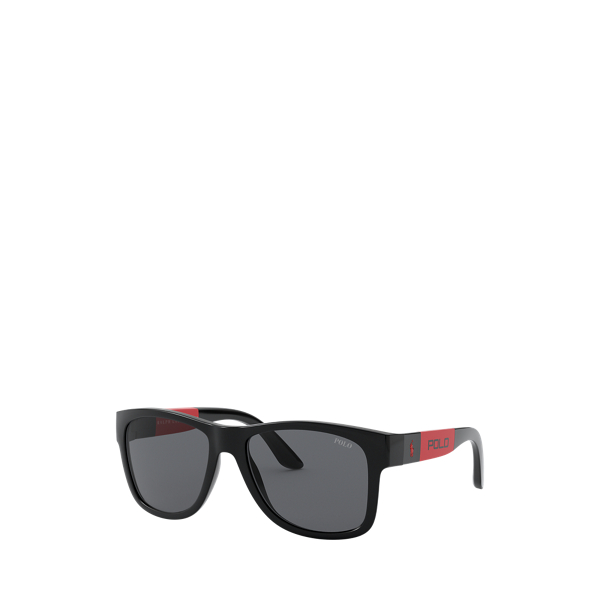Sonnenbrille mit Color-Block-Optik