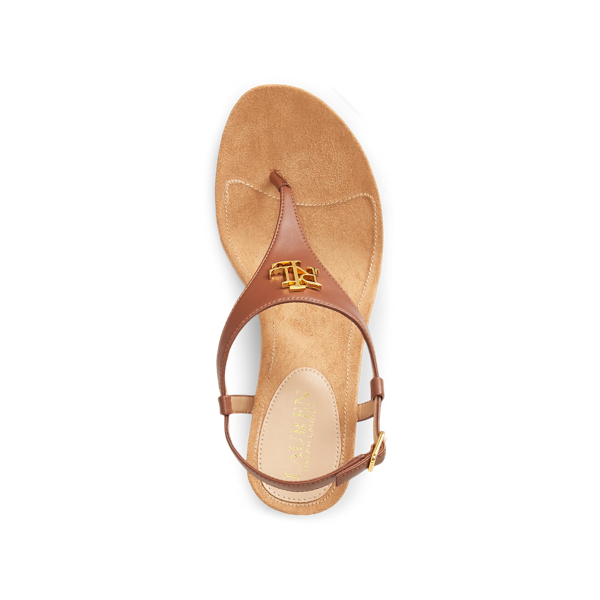 Jeannie Faux-Leather Sandal for Women Ralph Lauren® IN