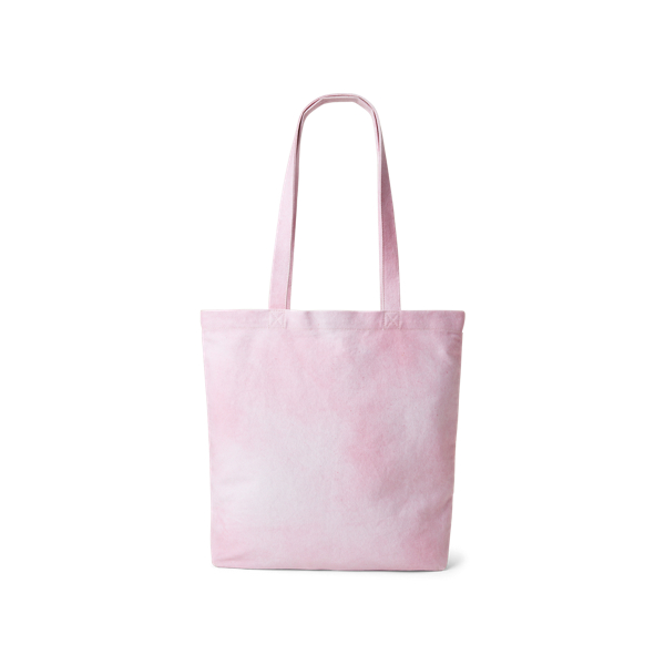 Pink Multi Pink Pony Tie-Dye Cotton Tote Bag Pink Pony 4