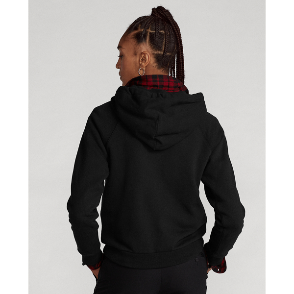 Black Beaded Graphic Hoodie Polo Ralph Lauren 5