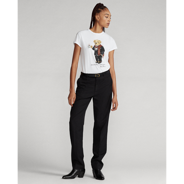 White Cocoa Polo Bear T-shirt Polo Ralph Lauren 4