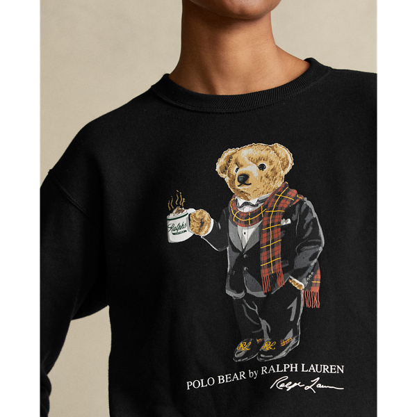Black Cocoa Polo Bear Sweatshirt Polo Ralph Lauren 6