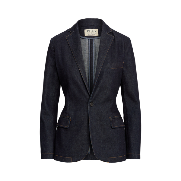 Single-Breasted Denim Blazer Polo Ralph Lauren 1