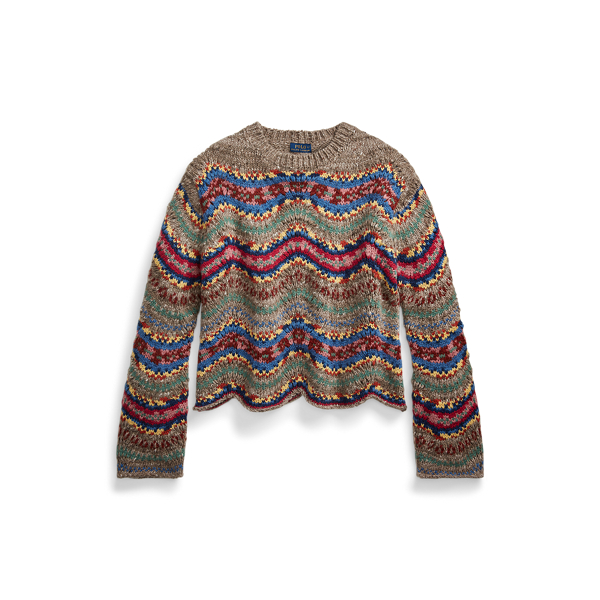 Fair Isle Pointelle Jumper Polo Ralph Lauren 1