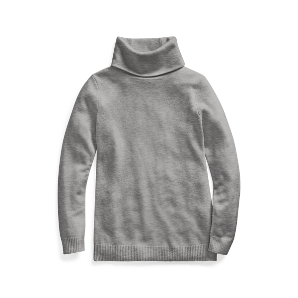 Brume Heather Cashmere Roll Neck Polo Ralph Lauren 2