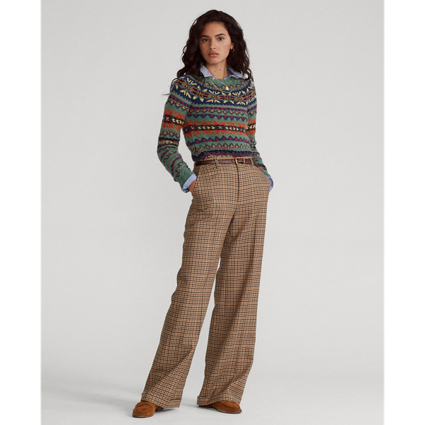 Fair-Isle-Pullover aus Wollmischung Polo Ralph Lauren in Urlaubs-Grün multi 4