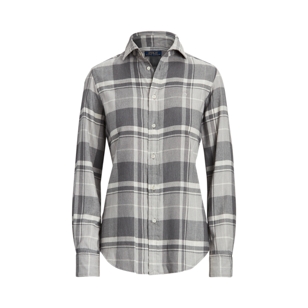 Classic Fit Plaid Shirt