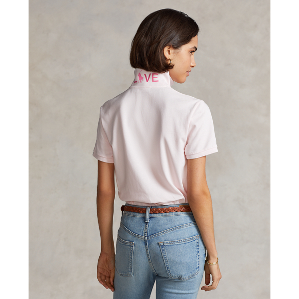 Love Pink Pink Pony Cotton Mesh Polo Shirt Pink Pony 4