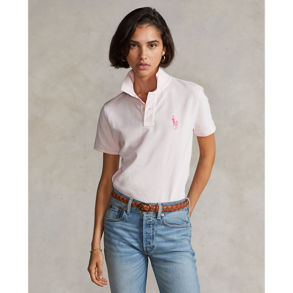Pink Pony Cotton Mesh Polo Shirt for Women | Ralph Lauren® IL