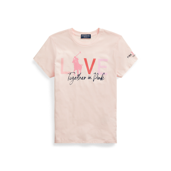 Pink Pony Cotton Crewneck T Shirt
