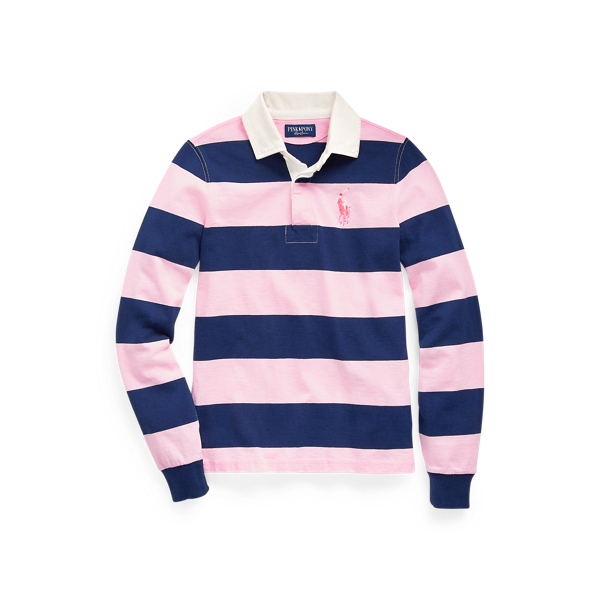 Pink Pony Cotton Rugby Shirt for Women Ralph Lauren® NO