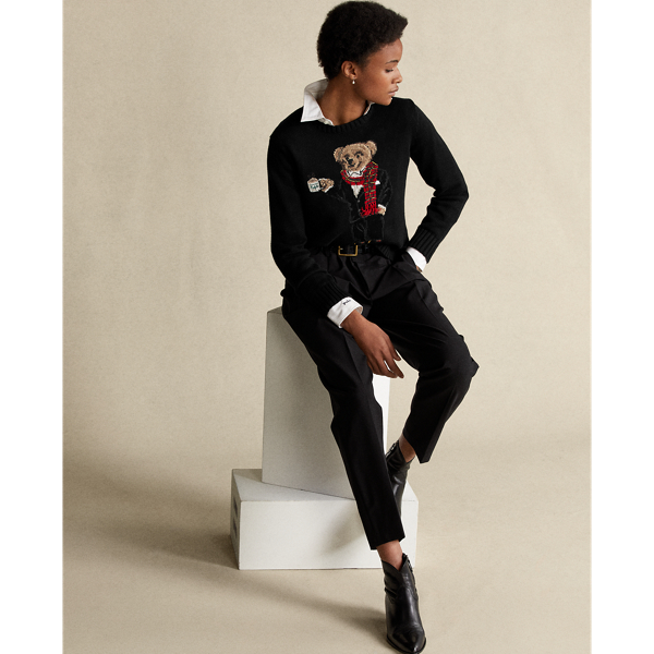 Black Multi Cocoa Polo Bear Jumper Polo Ralph Lauren 4