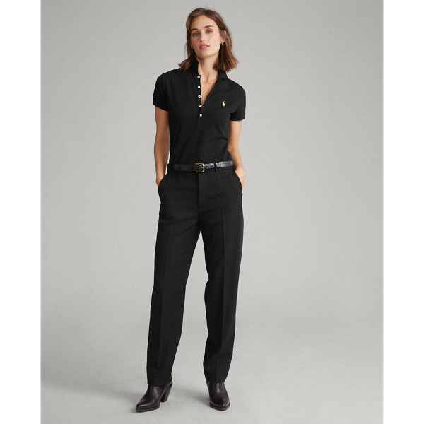 Polo Black Slim Fit Stretch Polo Shirt Polo Ralph Lauren 3