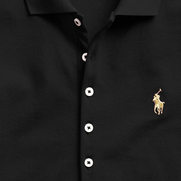 Polo Black Slim Fit Stretch Polo Shirt Polo Ralph Lauren 6