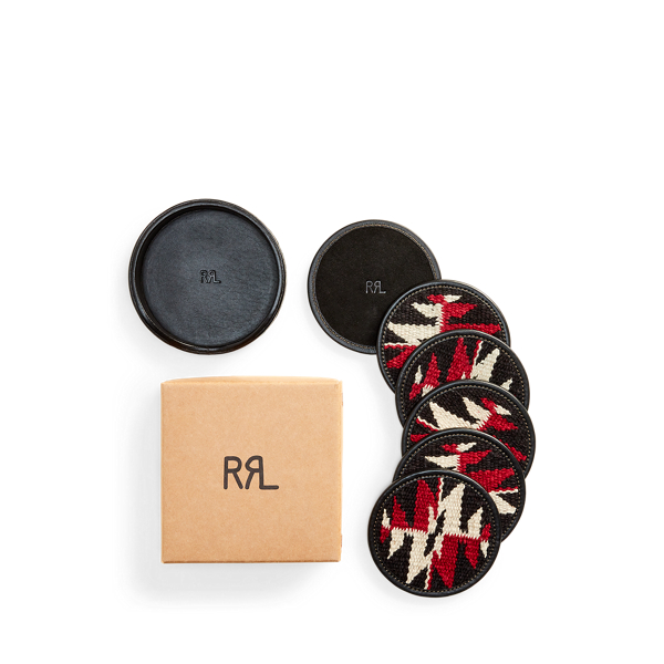 Ensemble de sous-verres tiss&eacute;s &agrave; la main