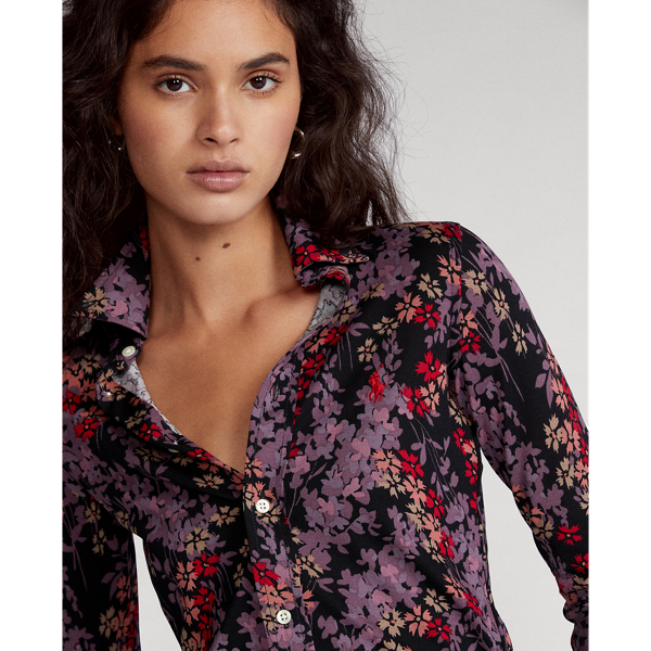 Berkshire Floral Floral-Print Cotton Shirt Polo Ralph Lauren 6