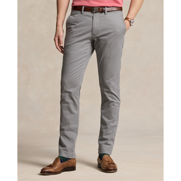 Perfect Grey Bedford Stretch Slim Fit Chino Pant Polo Ralph Lauren 3