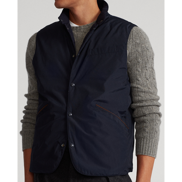 Collection Navy Reversible Down Gilet Polo Ralph Lauren 7