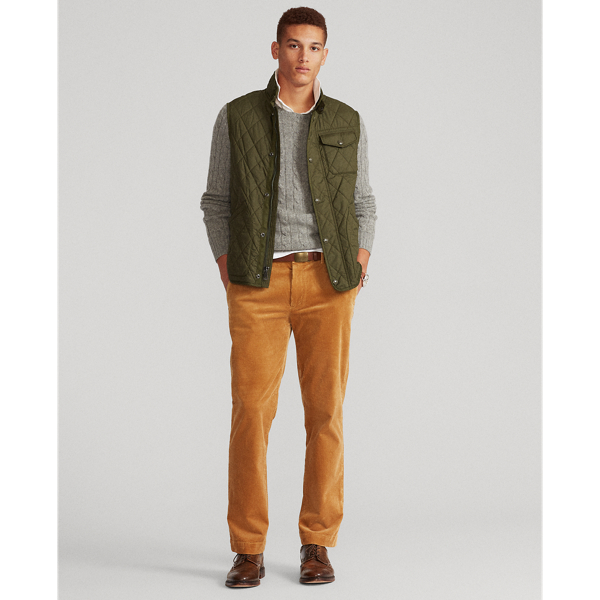 Company Olive Water-Repellent Quilted Gilet Polo Ralph Lauren 4