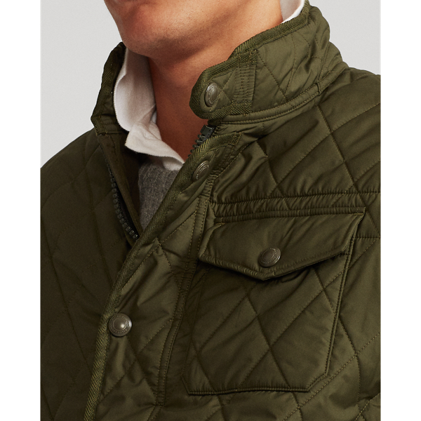 Company Olive Water-Repellent Quilted Gilet Polo Ralph Lauren 6