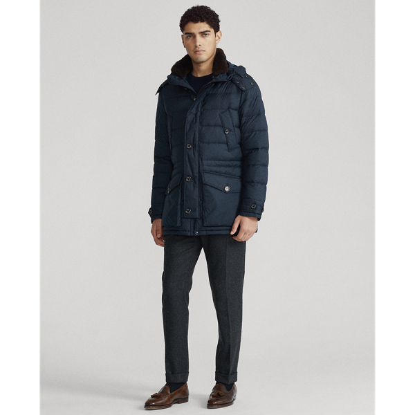 Collection Navy Shearling-Collar Down Parka Polo Ralph Lauren 4