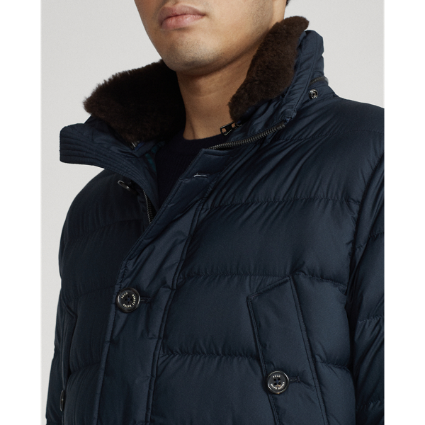 Collection Navy Shearling-Collar Down Parka Polo Ralph Lauren 6