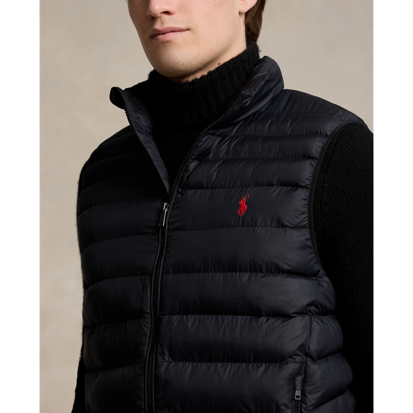 Ralph lauren body warmer black best sale