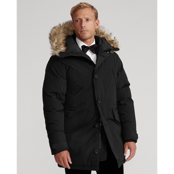 Ralph lauren coat with fur hood online