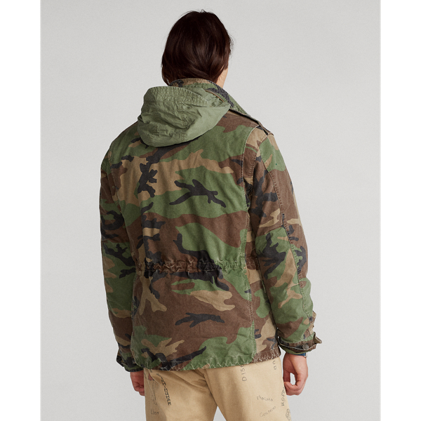 Surplus Camo Field Jacket &amp; Reversible Liner Polo Ralph Lauren 4