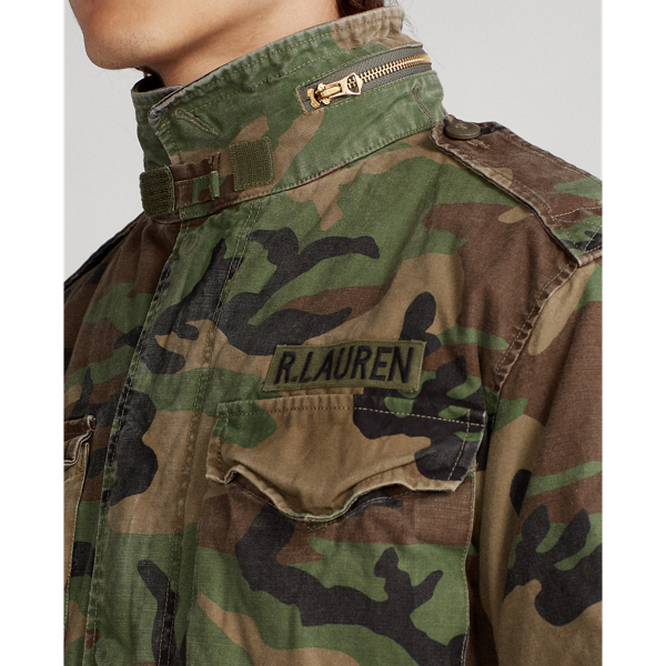 Surplus Camo Field Jacket &amp; Reversible Liner Polo Ralph Lauren 5