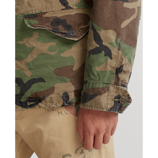Surplus Camo Field Jacket &amp; Reversible Liner Polo Ralph Lauren 6