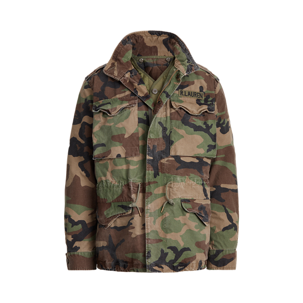 Surplus Camo Field Jacket &amp; Reversible Liner Polo Ralph Lauren 2