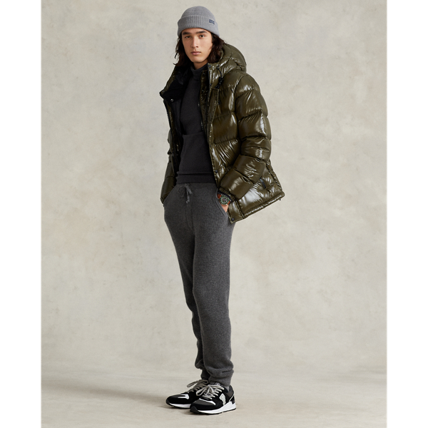 Doudoune &agrave; double capuche Polo Ralph Lauren en Loden fonc&eacute; 4