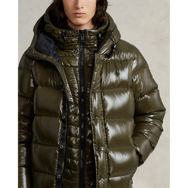 Doudoune &agrave; double capuche Polo Ralph Lauren en Loden fonc&eacute; 6