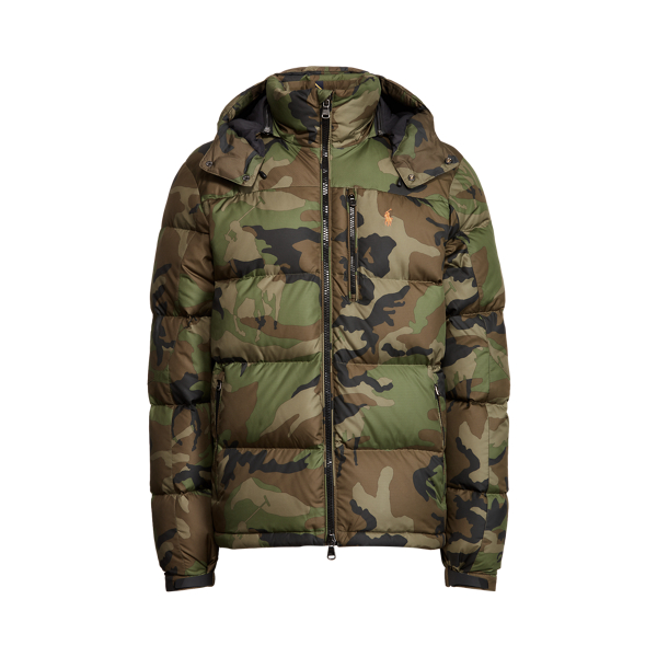 Polo Player Camo Down Jacket Ralph Lauren UK